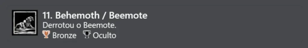 11. Beemote (Bronze)