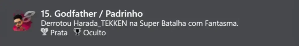 15. Padrinho (Prata)