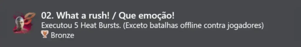 2. Que emoção! (Bronze)