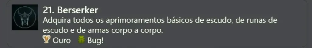 21. Berserker (Ouro) + (Bug)