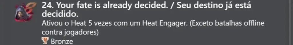 24. Seu destino já está decidido. (Bronze)