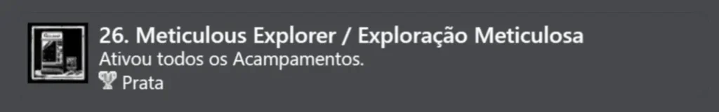 26. Exploração Meticulosa (Prata)