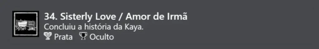 34. Amor de Irmã (Prata)