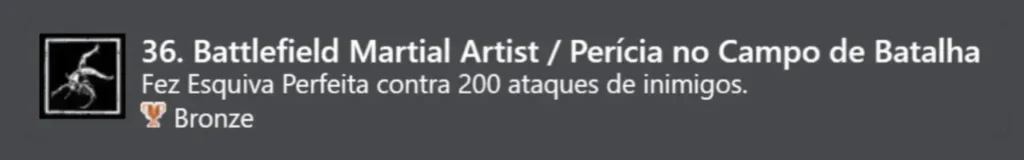 36. Perícia no Campo de Batalha (Bronze)