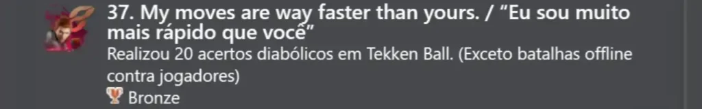 37. Eu sou muito mais rápido que você (Bronze)