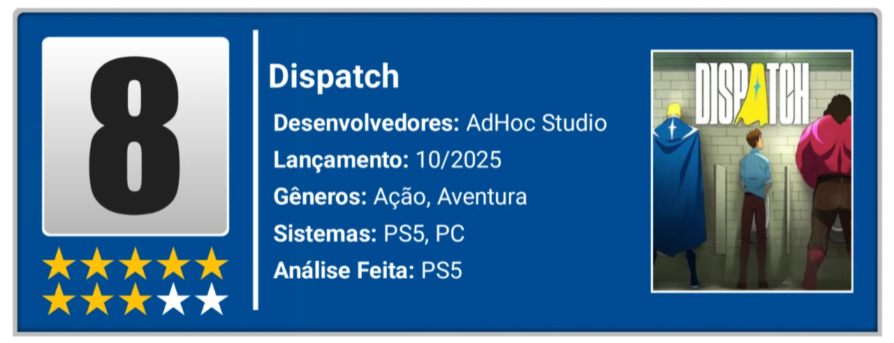 Análise: Dispatch vale a pena? 8 Dispatch vale a pena