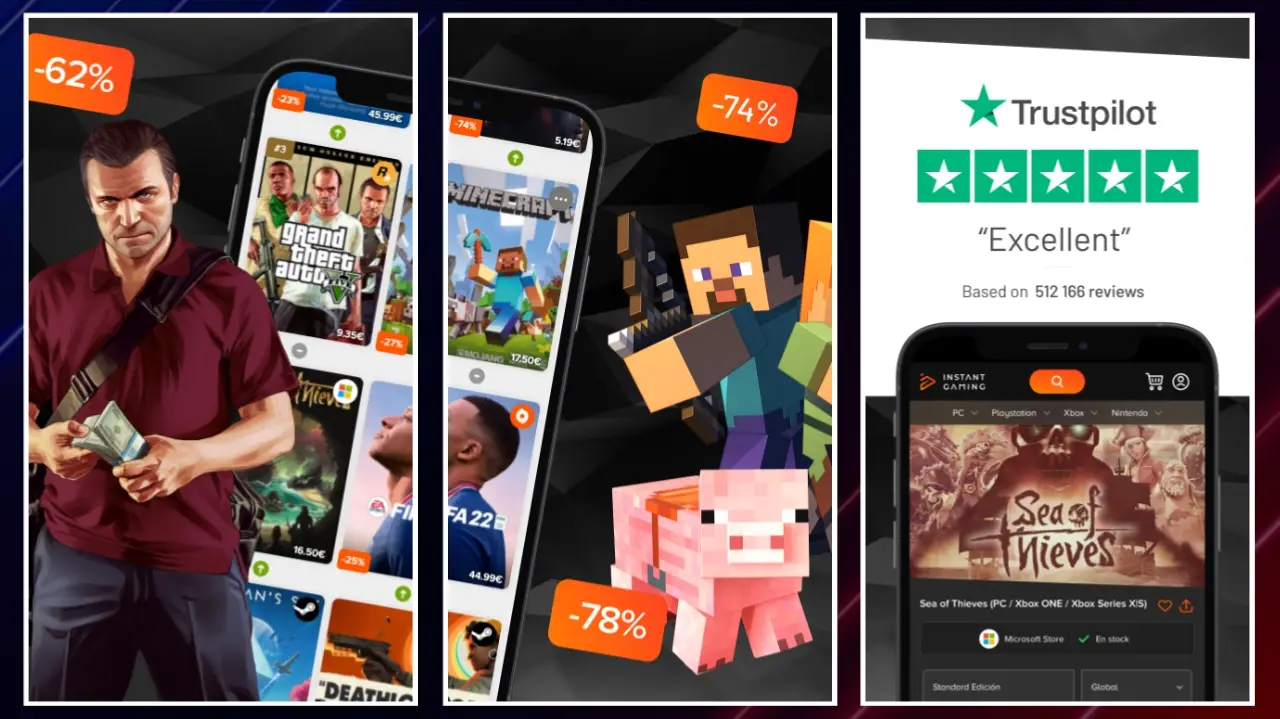 Instant Gaming (Android e iOS)