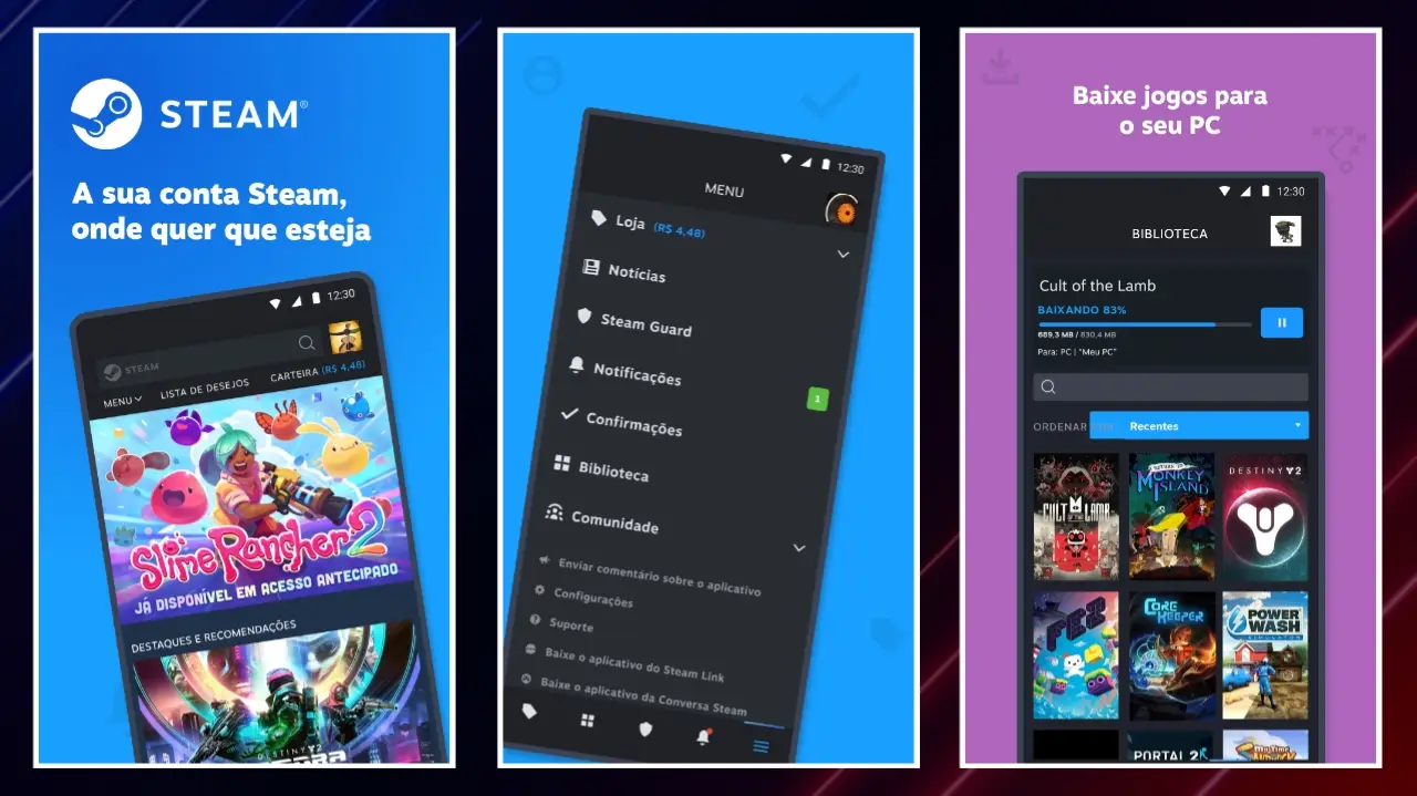 Steam (Android e iOS)