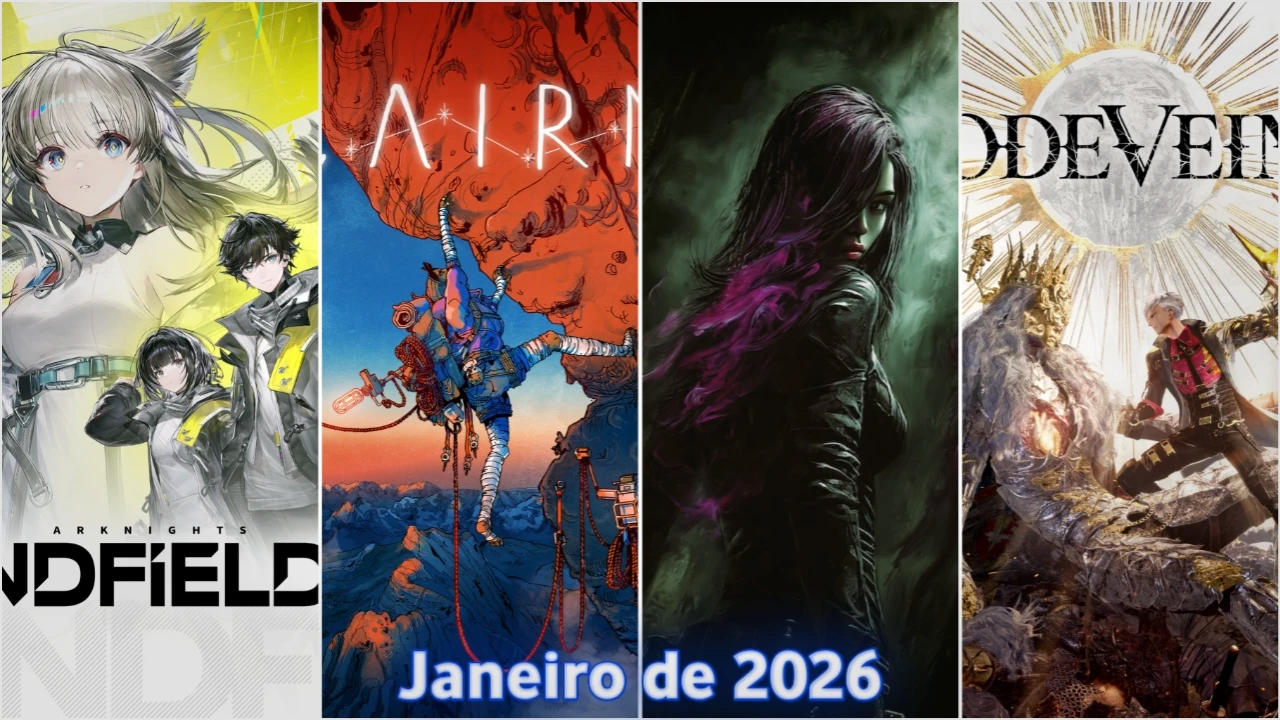 Jogos mais aguardados que chegam em janeiro de 2026