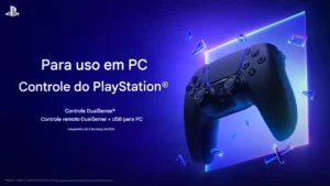 Controle DualSense para PC é anunciado pela Sony com cabo USB-C