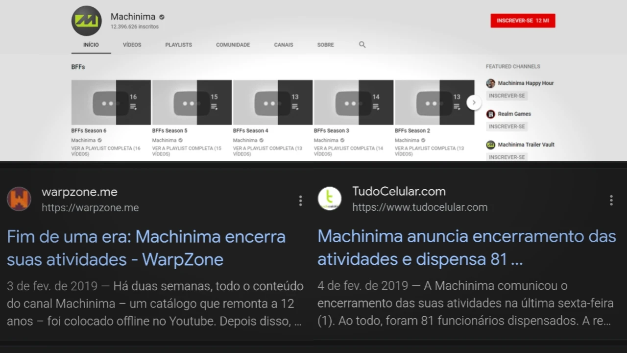 Machinima: O encerramento definitivo e o legado de uma era
