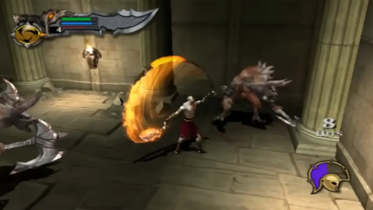 God of War (2005) no PlayStation 2