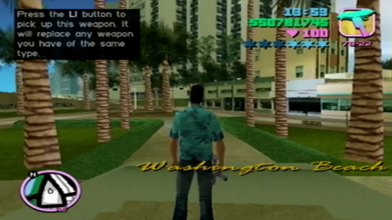 Grand Theft Auto Vice City no PlayStation 2