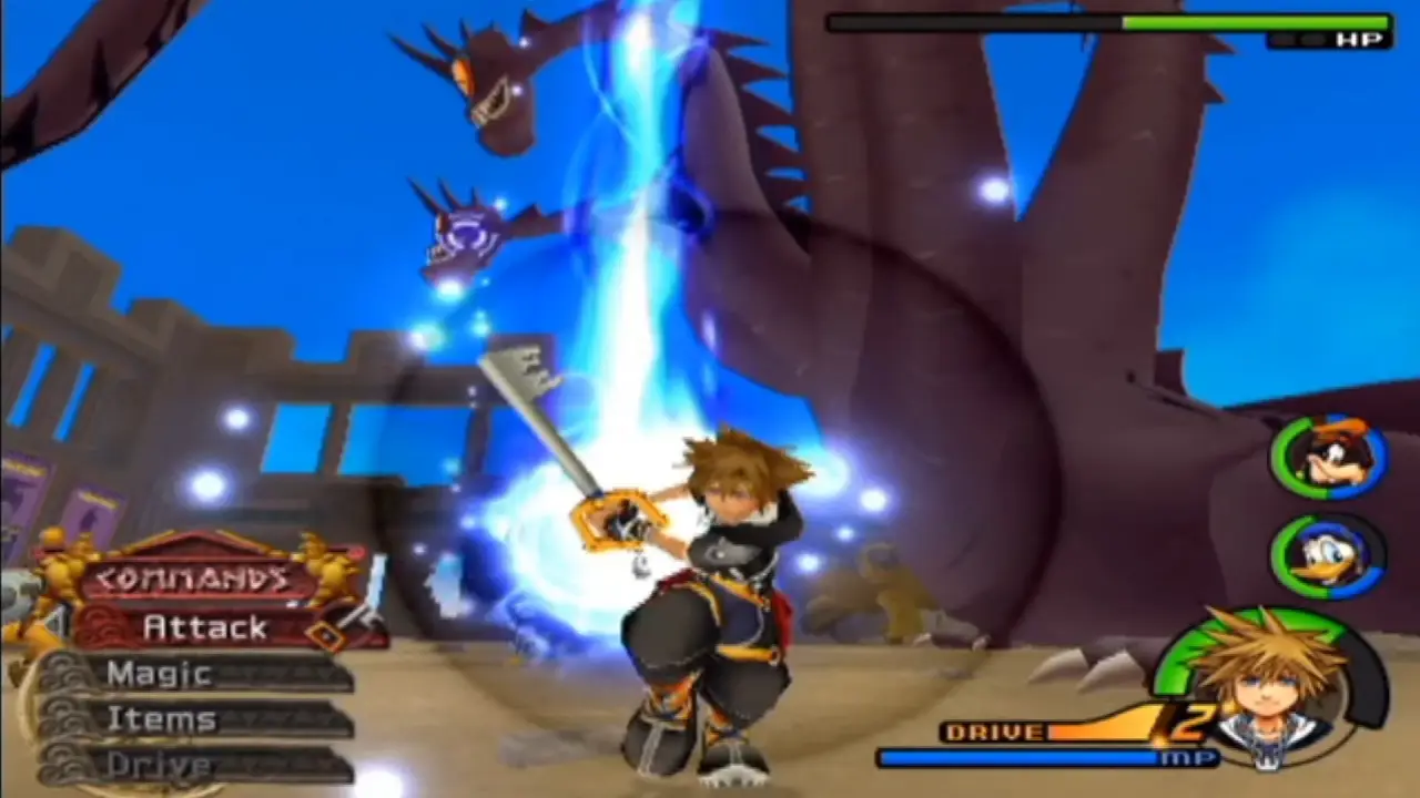 Kingdom Hearts II no PlayStation 2