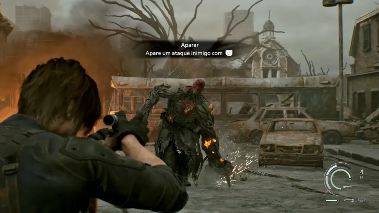 Leon S. Kennedy transforma o terror em espetáculo de ação